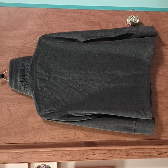 Calvin Klein Performance Athletic Walking Running Zip Gray Womens Jacket Small - Picture 6 of 7